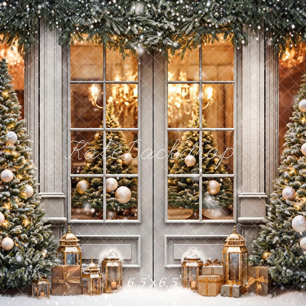 Kate Christmas Tree Backdrop Gift Door Designed by Chain Photography - Kate Backdrop AU