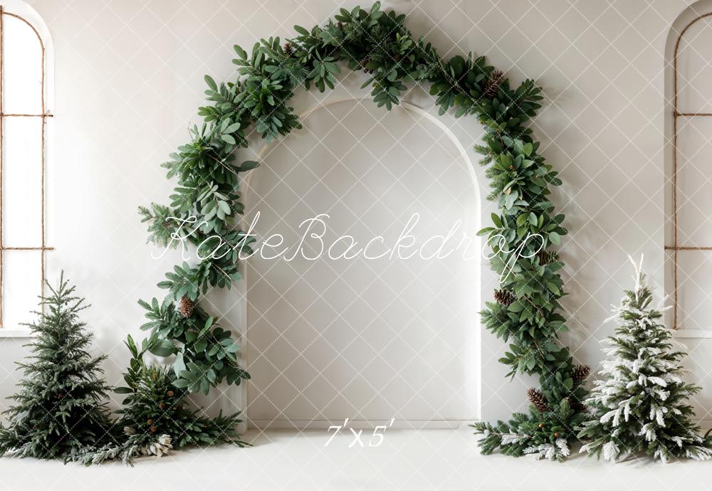 Kate Green Plant Arch Pine Cones Backdrop Designed by Emetselch - Kate Backdrop AU