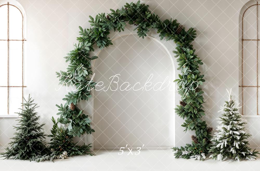Kate Green Plant Arch Pine Cones Backdrop Designed by Emetselch - Kate Backdrop AU