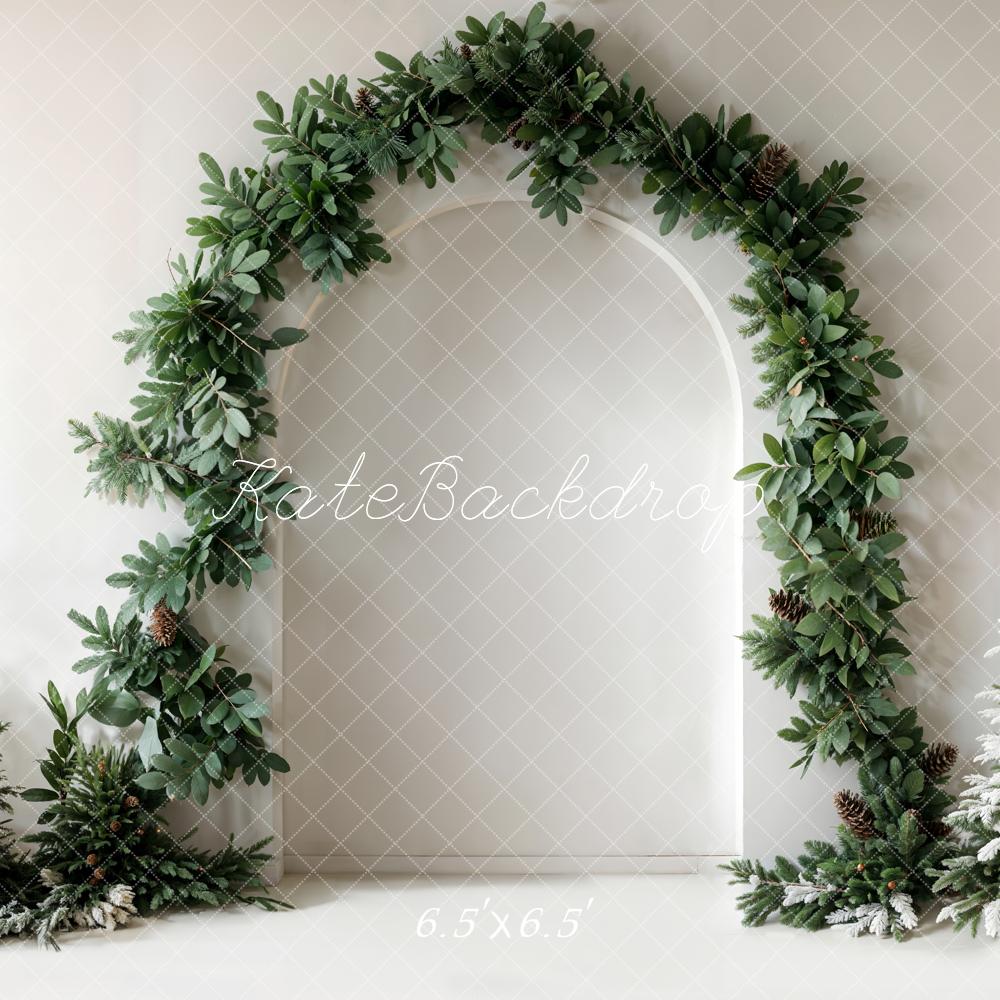 Kate Green Plant Arch Pine Cones Backdrop Designed by Emetselch - Kate Backdrop AU