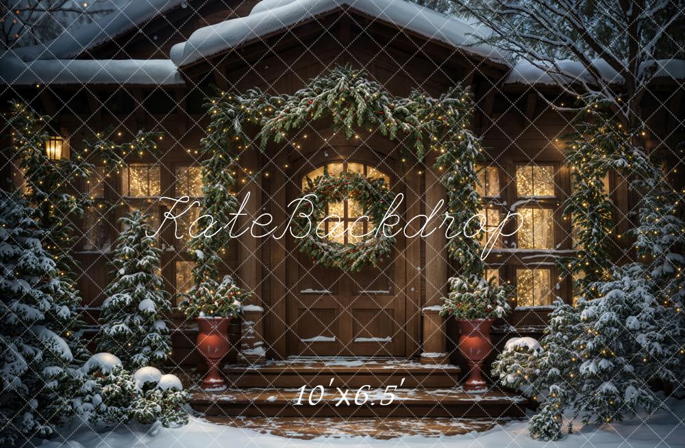 Kate Winter Christmas Evening Backdrop Designed by Chain Photography - Kate Backdrop AU