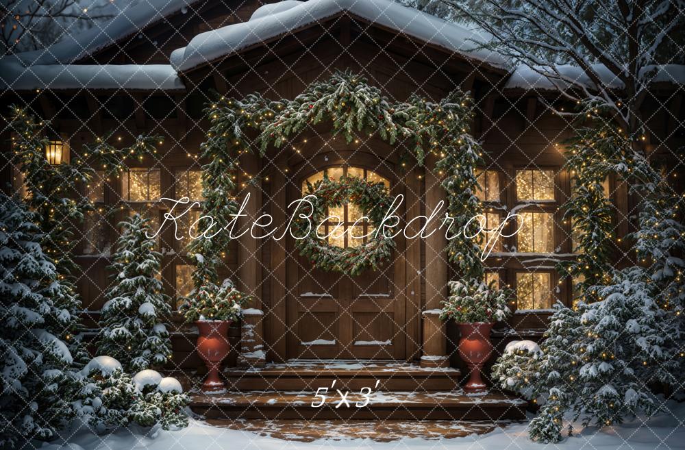 Kate Winter Christmas Evening Backdrop Designed by Chain Photography - Kate Backdrop AU