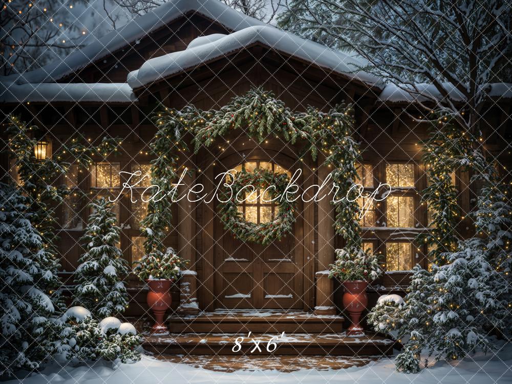 Kate Winter Christmas Evening Backdrop Designed by Chain Photography - Kate Backdrop AU