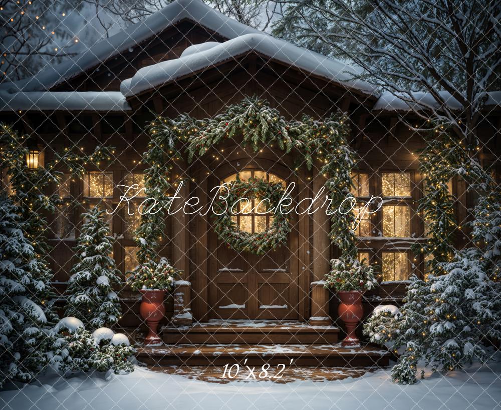 Kate Winter Christmas Evening Backdrop Designed by Chain Photography - Kate Backdrop AU