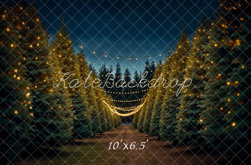 Kate Winter Night Forest Backdrop Designed by Emetselch - Kate Backdrop AU