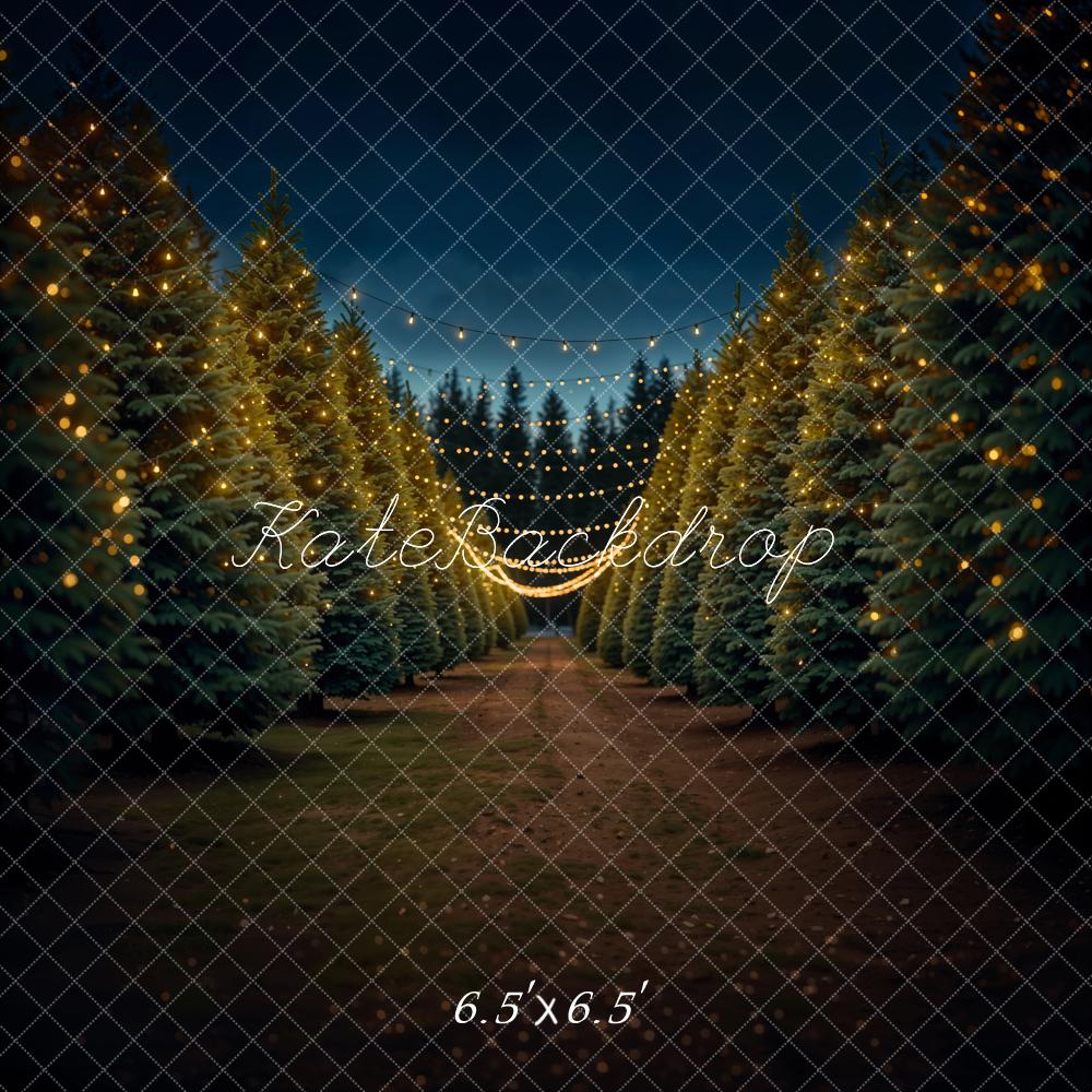 Kate Winter Night Forest Backdrop Designed by Emetselch - Kate Backdrop AU