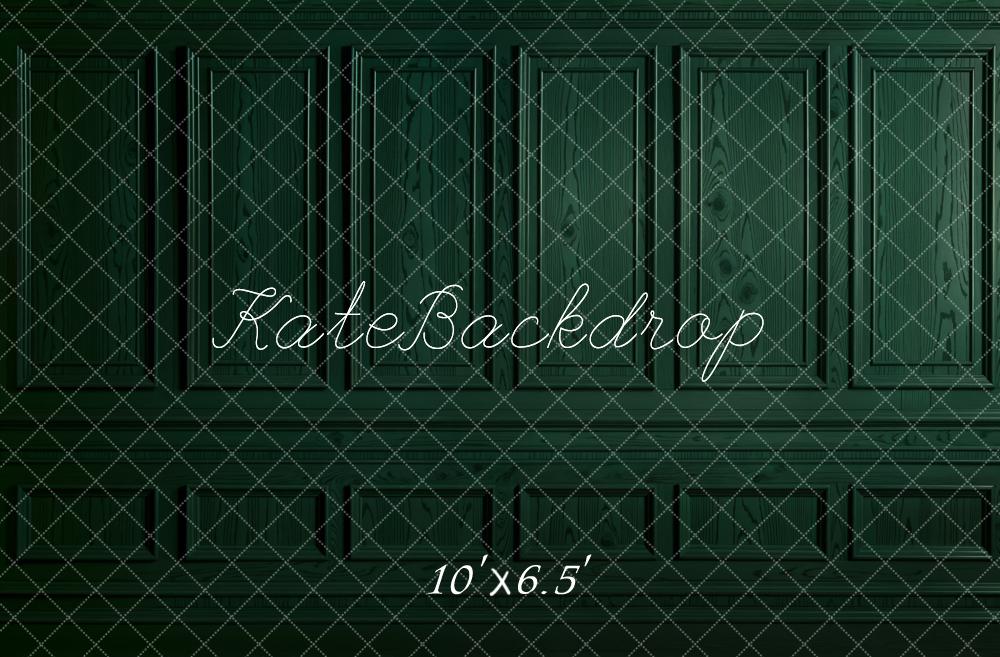 Kate Dark Green Retro Wall Backdrop Designed by Emetselch - Kate Backdrop AU