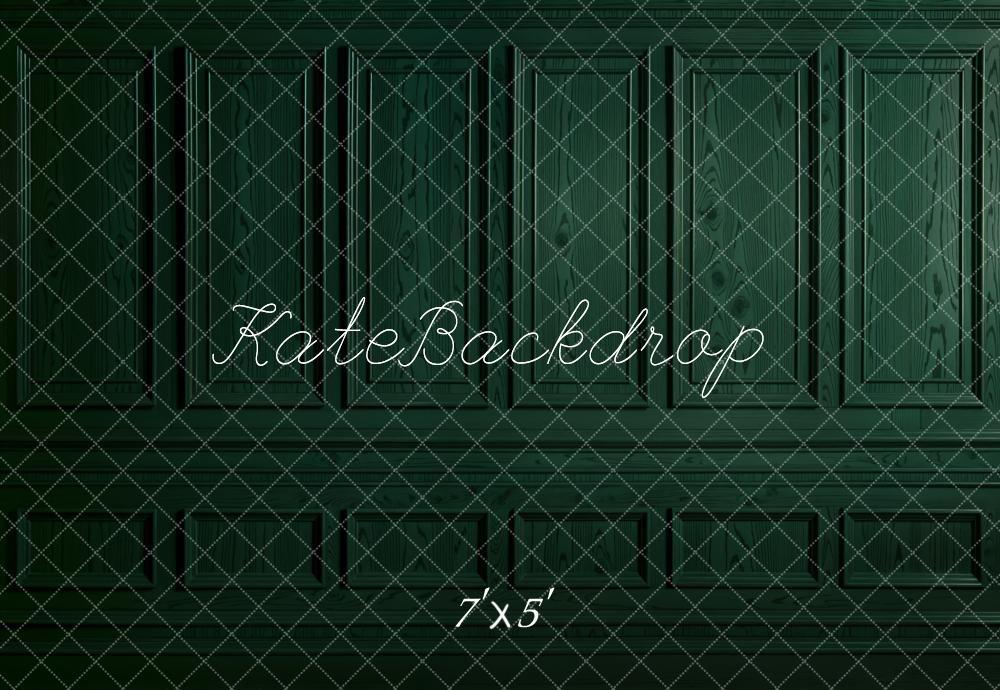 Kate Dark Green Retro Wall Backdrop Designed by Emetselch - Kate Backdrop AU