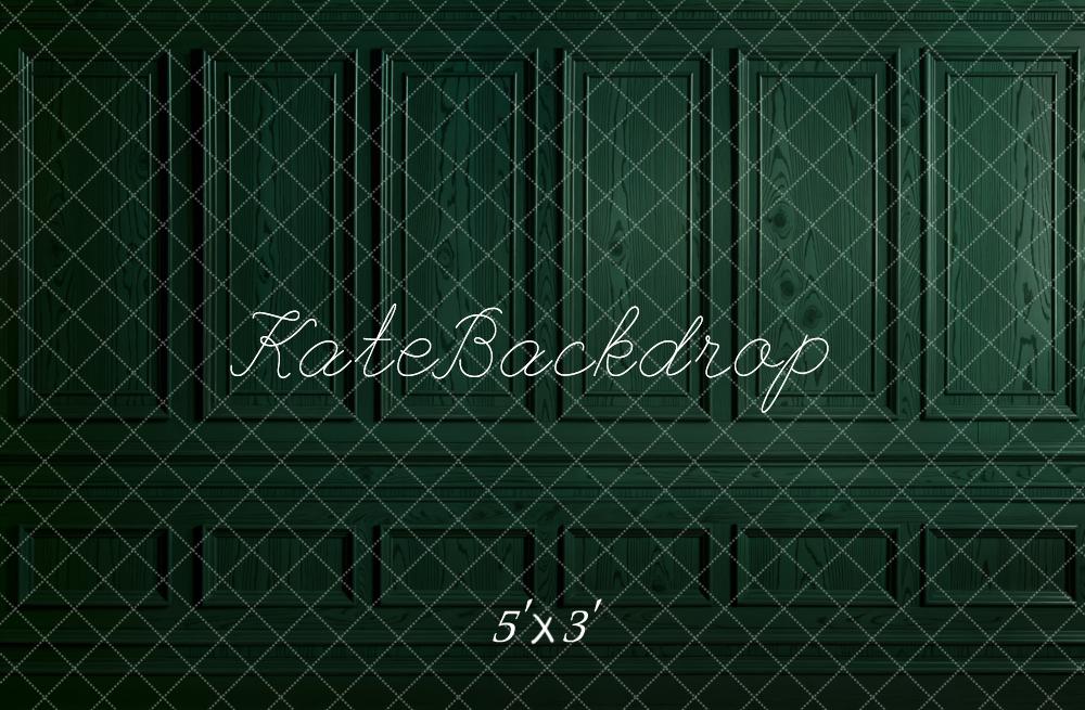 Kate Dark Green Retro Wall Backdrop Designed by Emetselch - Kate Backdrop AU