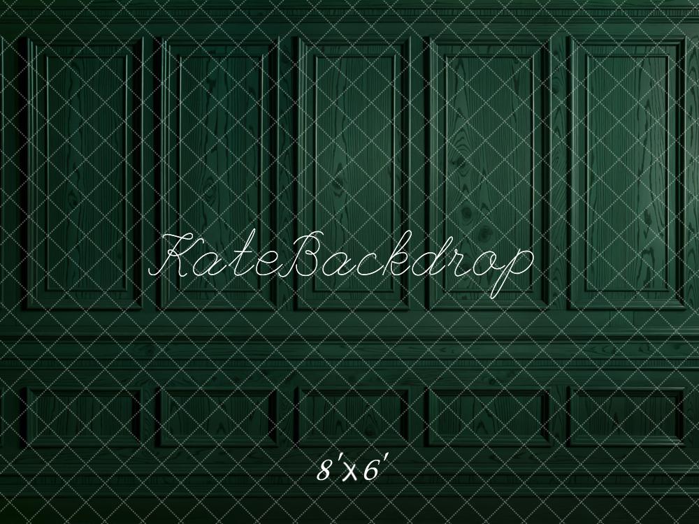 Kate Dark Green Retro Wall Backdrop Designed by Emetselch - Kate Backdrop AU
