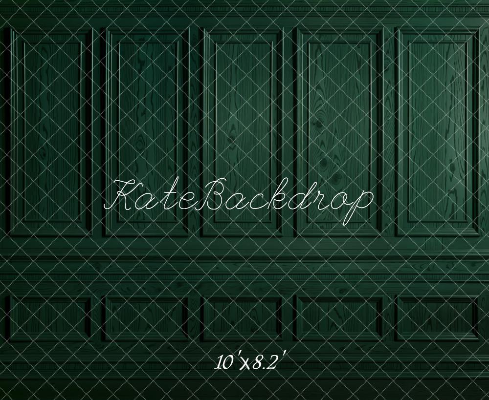Kate Dark Green Retro Wall Backdrop Designed by Emetselch - Kate Backdrop AU