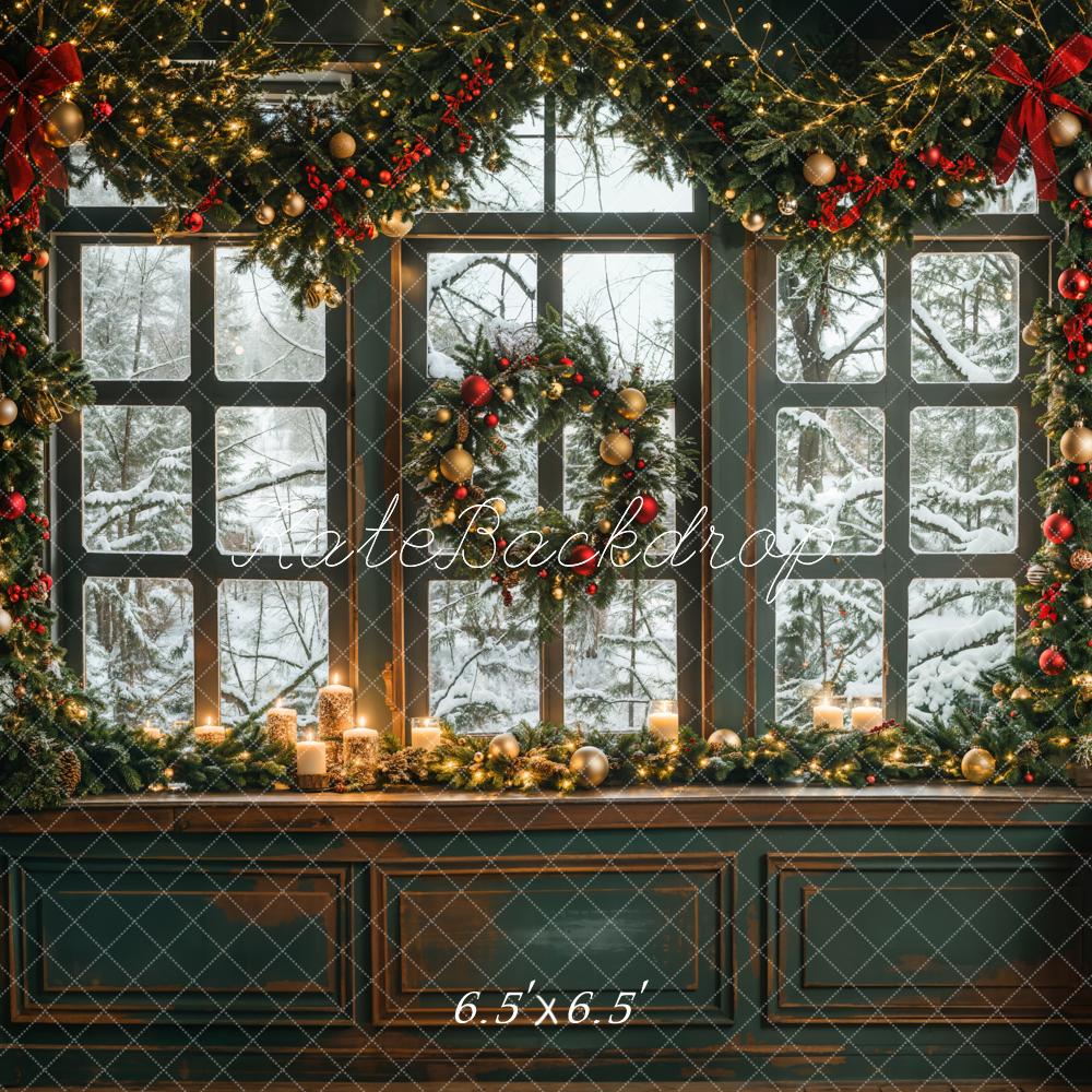 Kate Green Kitchen Christmas Backdrop Designed by Emetselch - Kate Backdrop AU