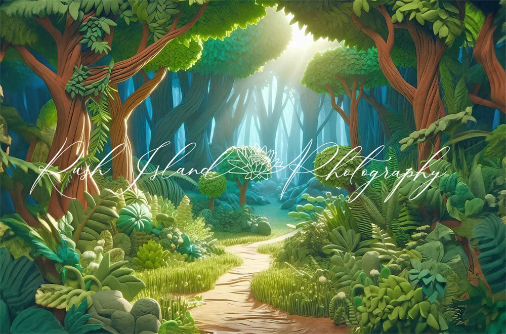 Kate Jungle Pathway Backdrop Designed by Laura Bybee - Kate Backdrop AU