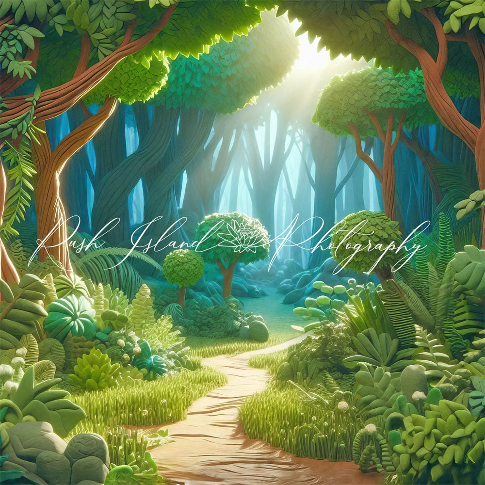 Kate Jungle Pathway Backdrop Designed by Laura Bybee - Kate Backdrop AU