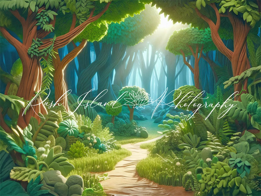 Kate Jungle Pathway Backdrop Designed by Laura Bybee - Kate Backdrop AU
