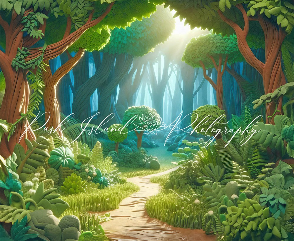 Kate Jungle Pathway Backdrop Designed by Laura Bybee - Kate Backdrop AU