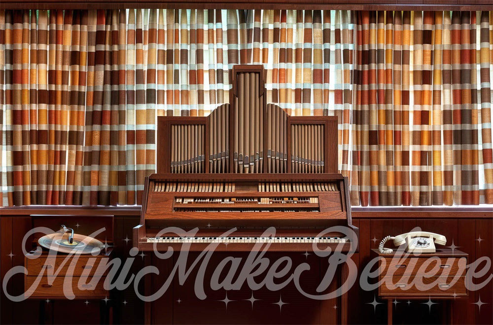 Kate 1970s Music Room Backdrop Designed by Mini MakeBelieve - Kate Backdrop AU