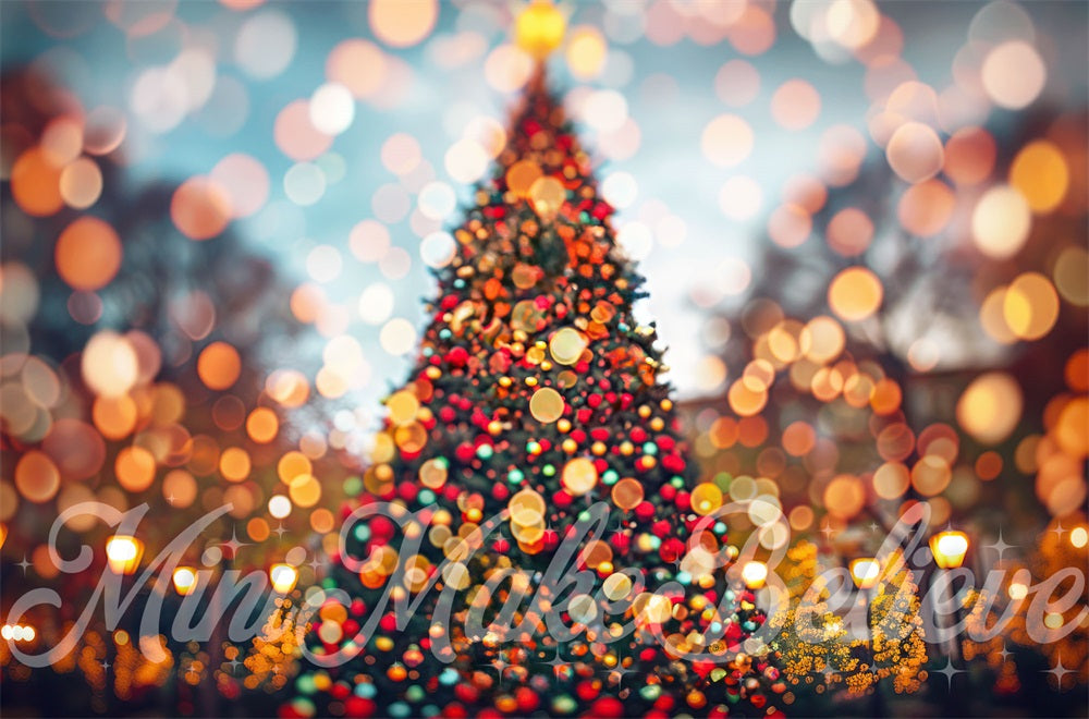 Kate Christmas Blurred Lights Bokeh Backdrop Designed by Mini MakeBelieve - Kate Backdrop AU
