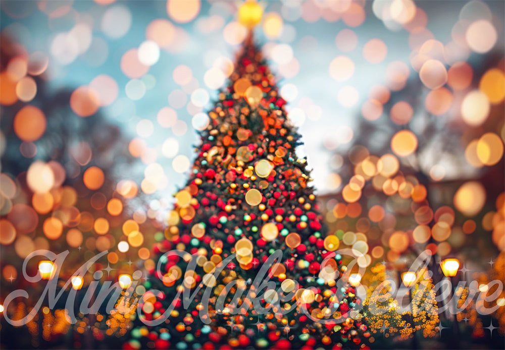 Kate Christmas Blurred Lights Bokeh Backdrop Designed by Mini MakeBelieve - Kate Backdrop AU