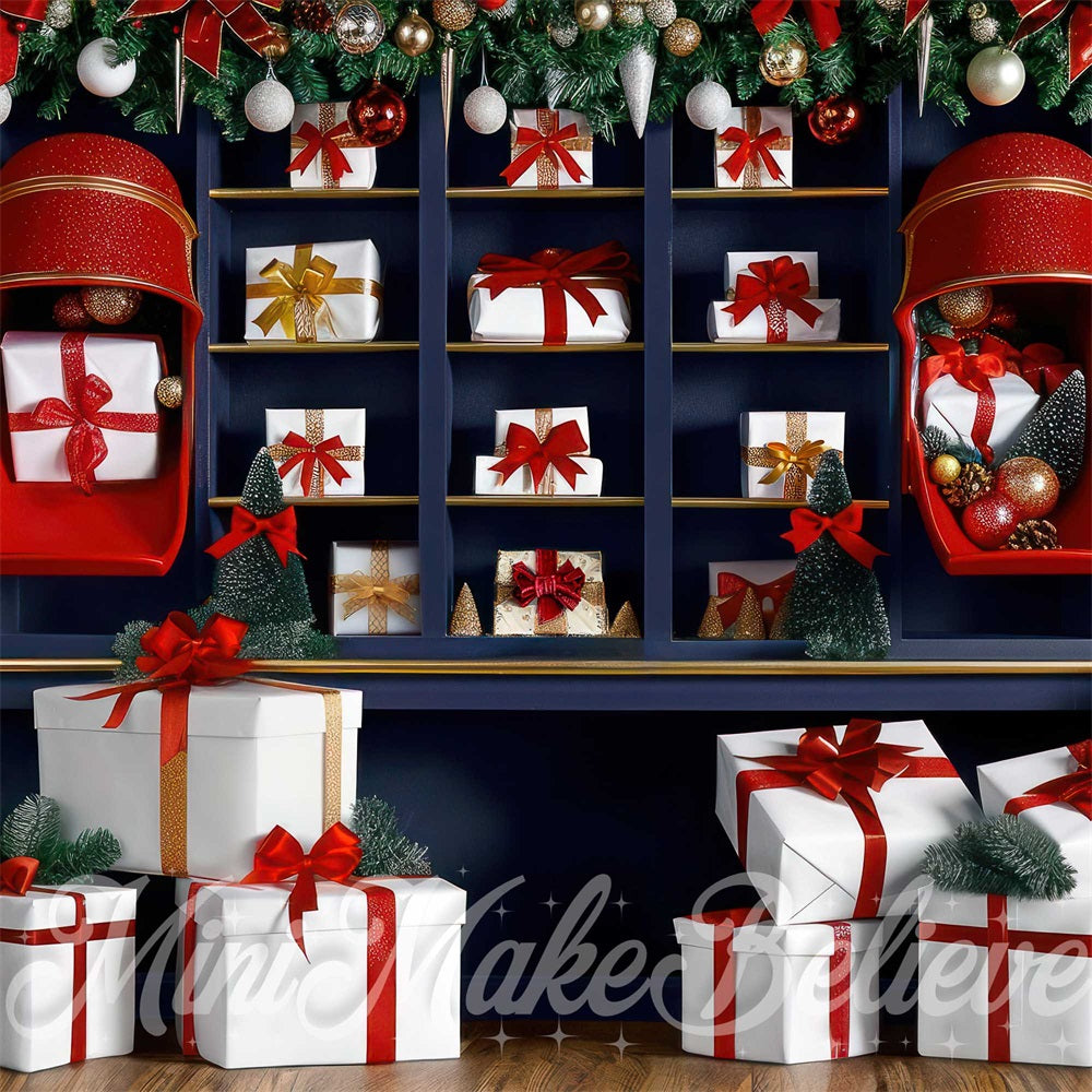 Kate Gift Chute Presents Backdrop Designed by Mini MakeBelieve - Kate Backdrop AU