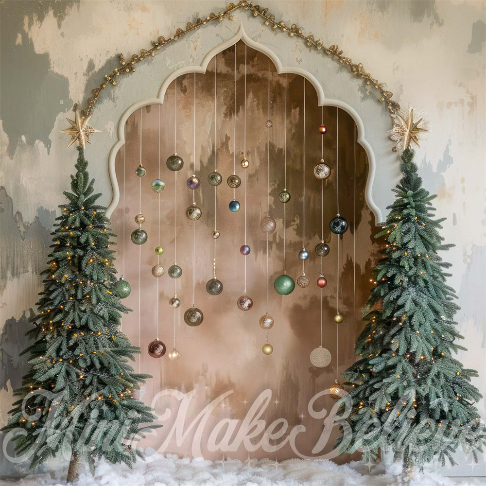 Kate Christmas Boho Arch Backdrop Designed by Mini MakeBelieve - Kate Backdrop AU