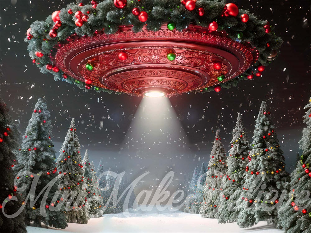 Kate Christmas UFO Backdrop Designed by Mini MakeBelieve - Kate Backdrop AU