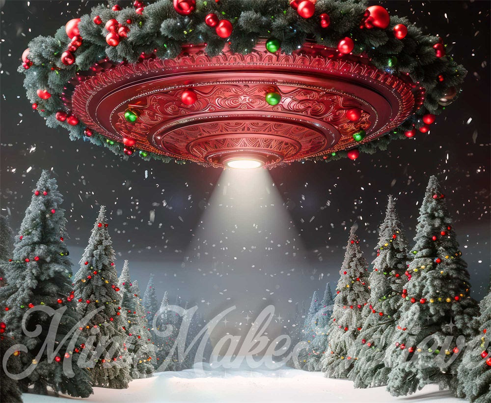 Kate Christmas UFO Backdrop Designed by Mini MakeBelieve - Kate Backdrop AU