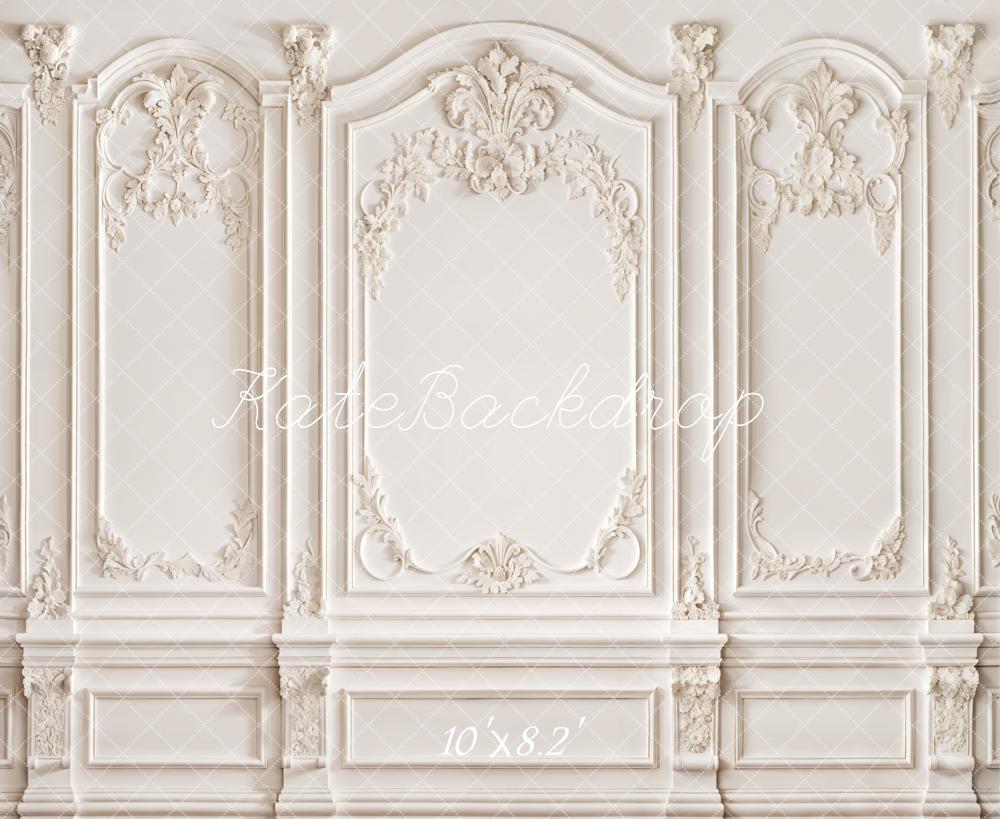 Kate White Vintage Wall Backdrop Designed by Chain Photography - Kate Backdrop AU