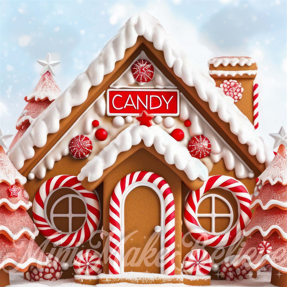 Kate Christmas GingerBread House Backdrop Designed by Mini MakeBelieve - Kate Backdrop AU