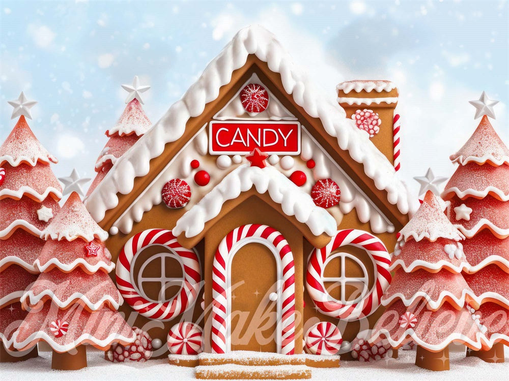 Kate Christmas GingerBread House Backdrop Designed by Mini MakeBelieve - Kate Backdrop AU