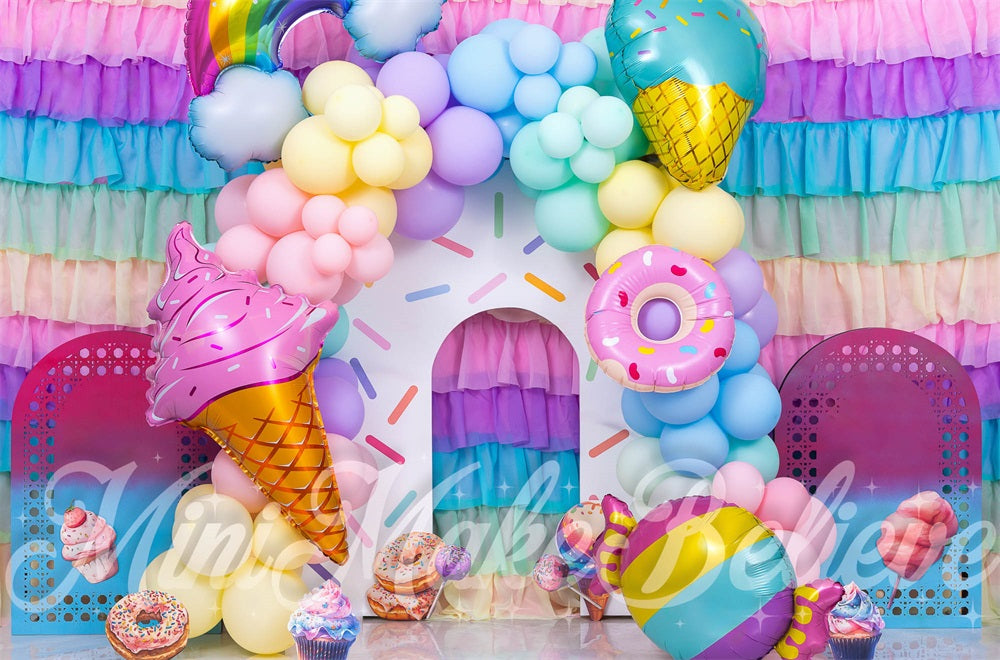 Kate Sweets Cake Smash Backdrop Designed by Mini MakeBelieve - Kate Backdrop AU