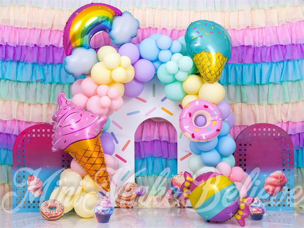 Kate Sweets Cake Smash Backdrop Designed by Mini MakeBelieve - Kate Backdrop AU