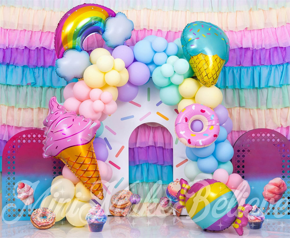 Kate Sweets Cake Smash Backdrop Designed by Mini MakeBelieve - Kate Backdrop AU