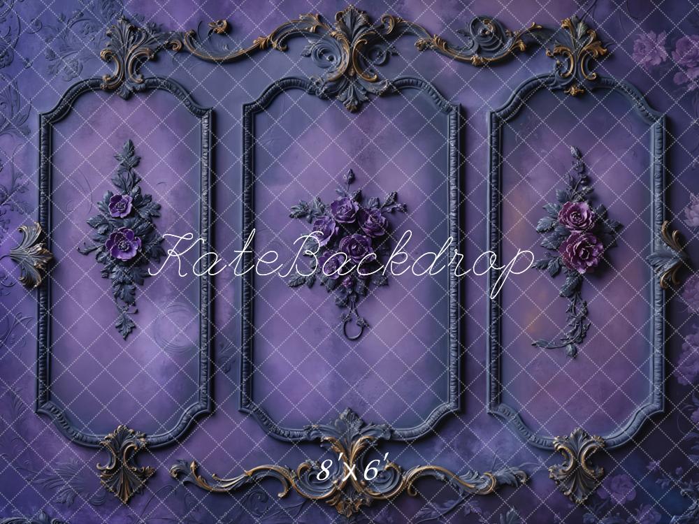 Kate Retro Blue Purple Wall Backdrop Designed by Chain Photography - Kate Backdrop AU