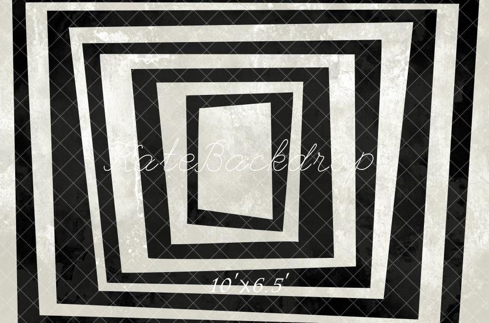Kate Black White Beetlejuice Frame Backdrop Designed by Mini MakeBelieve - Kate Backdrop AU