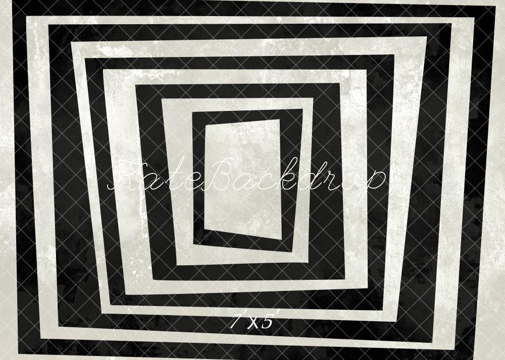 Kate Black White Beetlejuice Frame Backdrop Designed by Mini MakeBelieve - Kate Backdrop AU