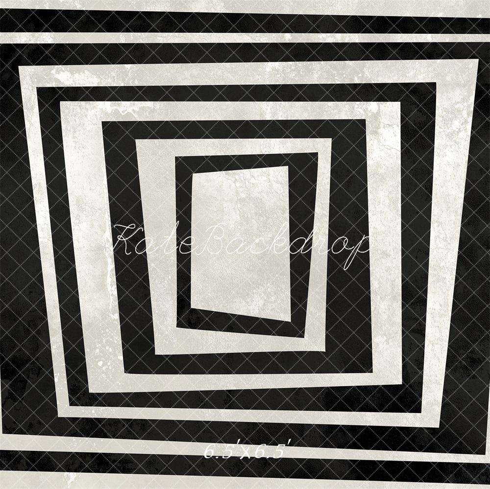 Kate Black White Beetlejuice Frame Backdrop Designed by Mini MakeBelieve - Kate Backdrop AU