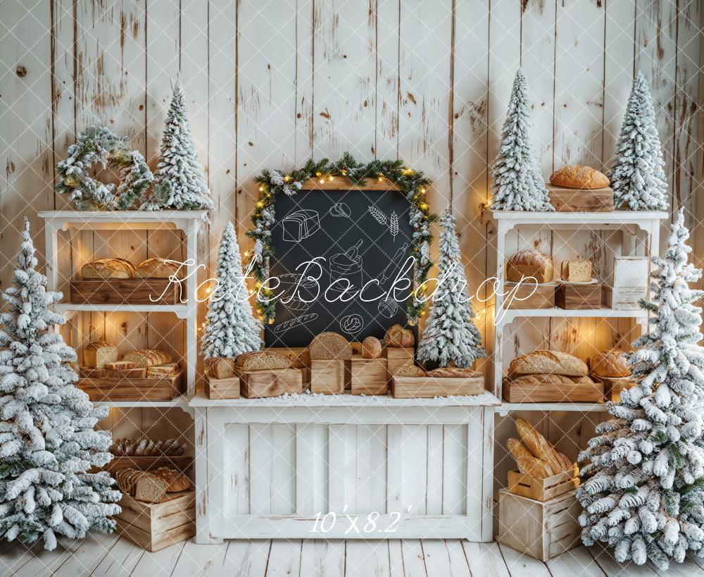 Kate Christmas Tree Bread Chalkboard Backdrop Designed by Emetselch - Kate Backdrop AU