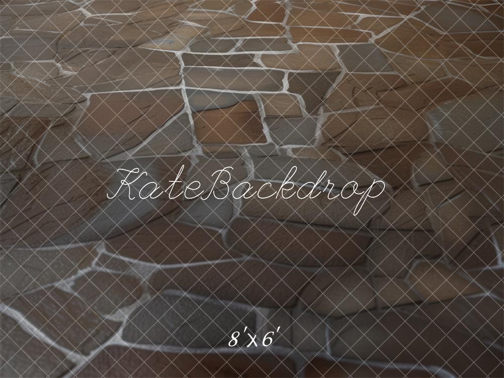 Kate Classic Exterior Cobble Stone Backdrop Designed by Mini MakeBelieve - Kate Backdrop AU