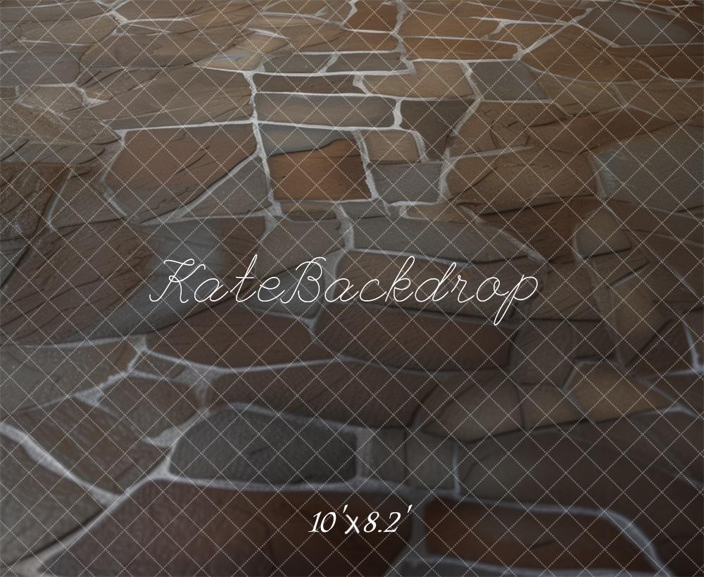Kate Classic Exterior Cobble Stone Backdrop Designed by Mini MakeBelieve - Kate Backdrop AU