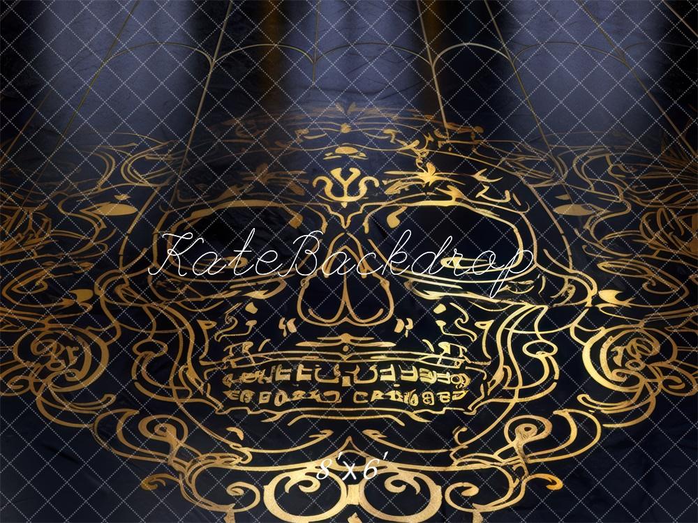 Kate Skeleton Room Skull Floor Backdrop Designed by Mini MakeBelieve - Kate Backdrop AU