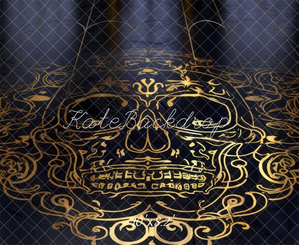 Kate Skeleton Room Skull Floor Backdrop Designed by Mini MakeBelieve - Kate Backdrop AU