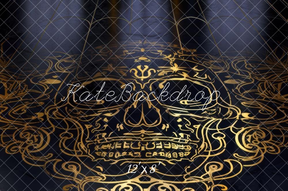 Kate Skeleton Room Skull Floor Backdrop Designed by Mini MakeBelieve - Kate Backdrop AU