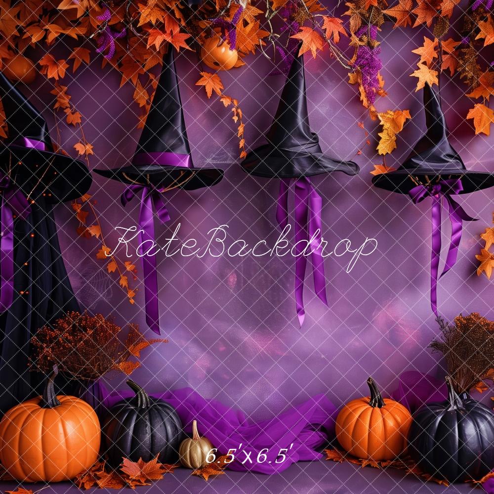 Kate Witchy Hat Halloween Backdrop Designed by Patty Robert - Kate Backdrop AU