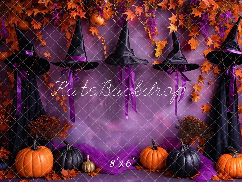 Kate Witchy Hat Halloween Backdrop Designed by Patty Robert - Kate Backdrop AU