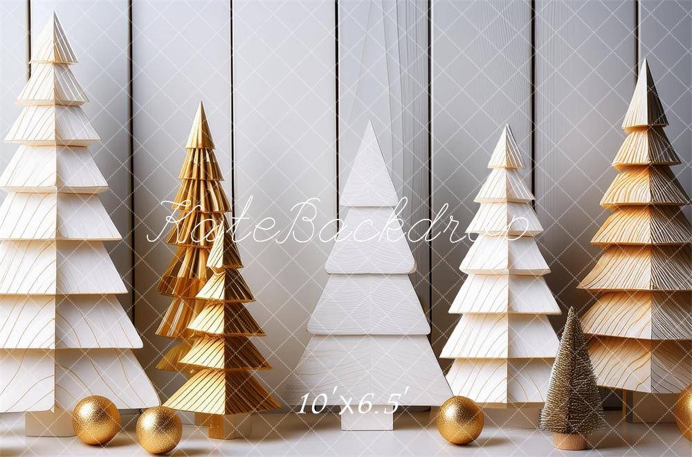 Kate Wooden Christmas Trees Backdrop Designed by Megan Leigh Photography - Kate Backdrop AU