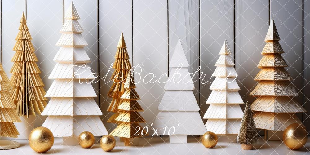 Kate Wooden Christmas Trees Backdrop Designed by Megan Leigh Photography - Kate Backdrop AU