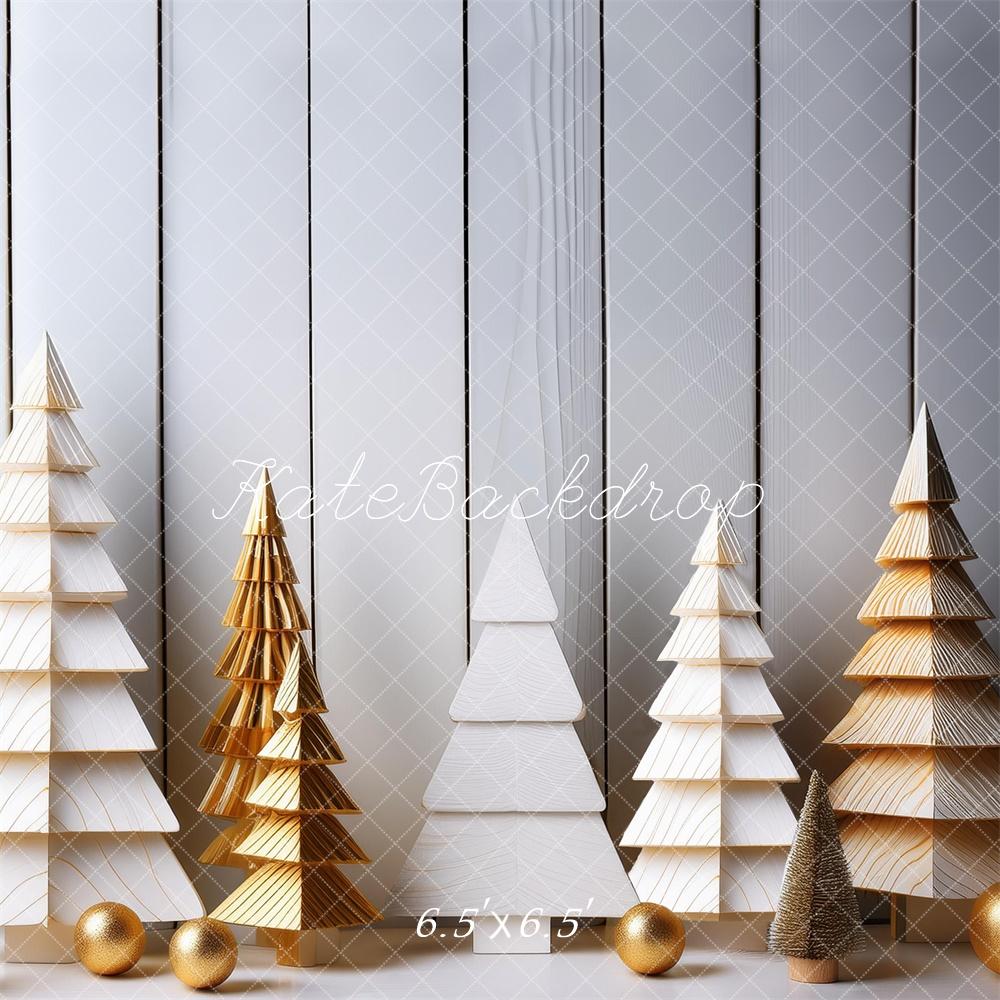 Kate Wooden Christmas Trees Backdrop Designed by Megan Leigh Photography - Kate Backdrop AU