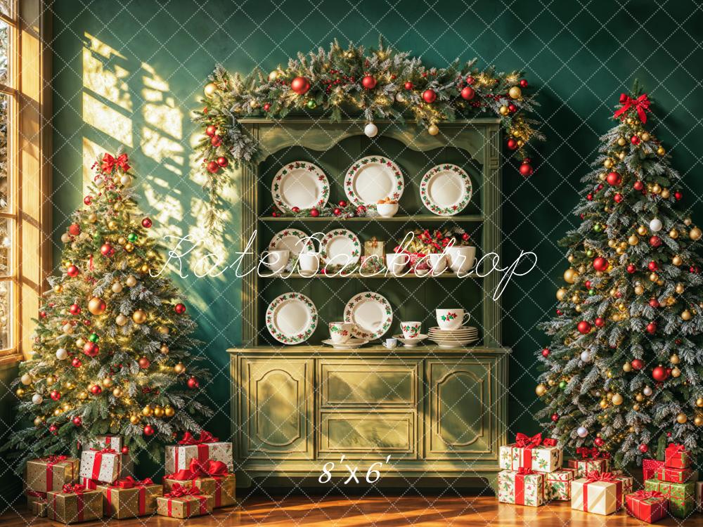 Kate Green Christams Tree Cupboard Backdrop Designed by Chain Photography - Kate Backdrop AU