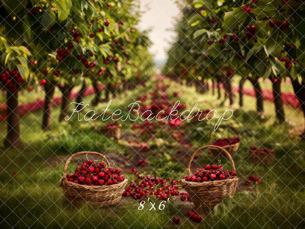 Kate Cherry Orchard Summer Backdrop Designed by Mini MakeBelieve - Kate Backdrop AU